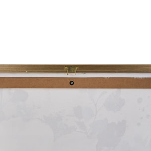 Toile imprimée encadrée Jiho bleu 50x50cm