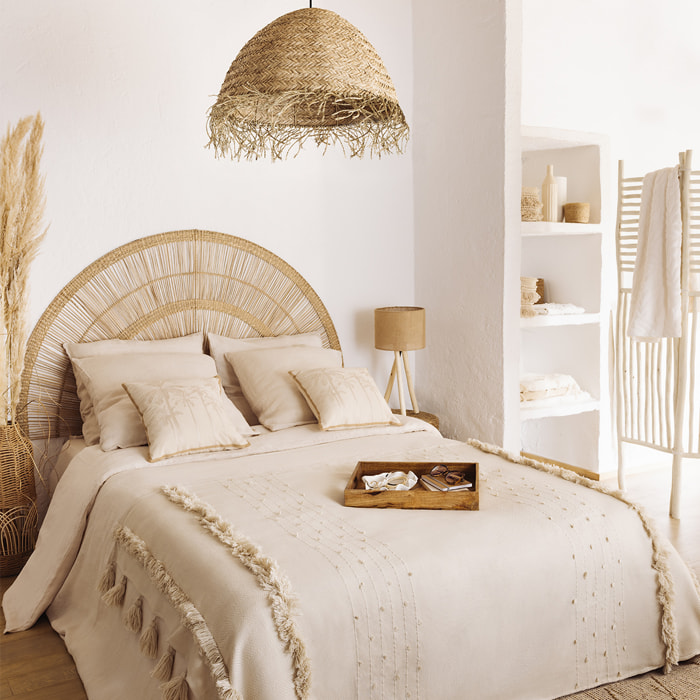 Suspension "Sea view" roseau D56cm