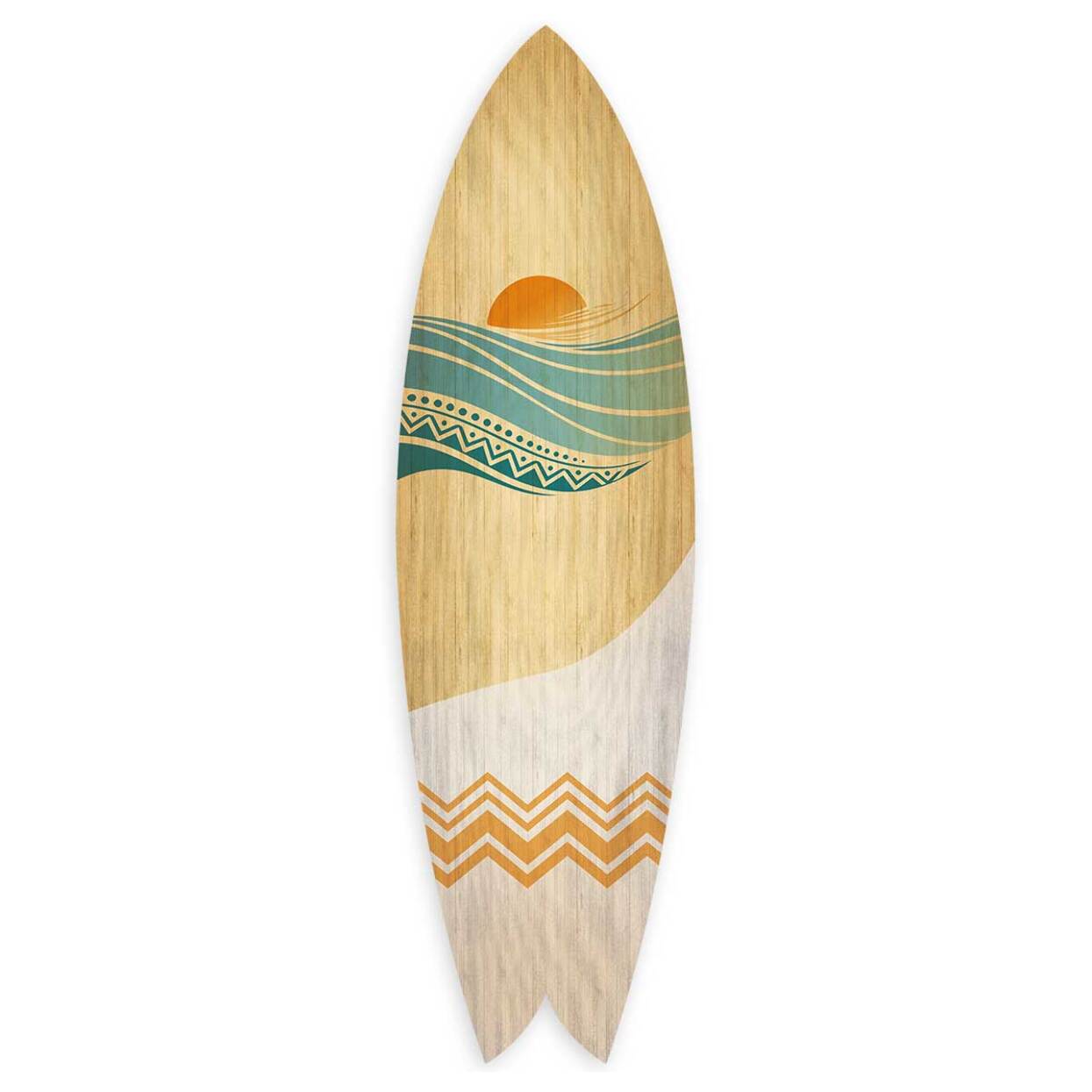 Planche de surf décorative Malibu Tableau alu Dibond