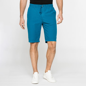 BERMUDA IN RIPSTOP LEGGERO CON ELASTICO E COULISSE