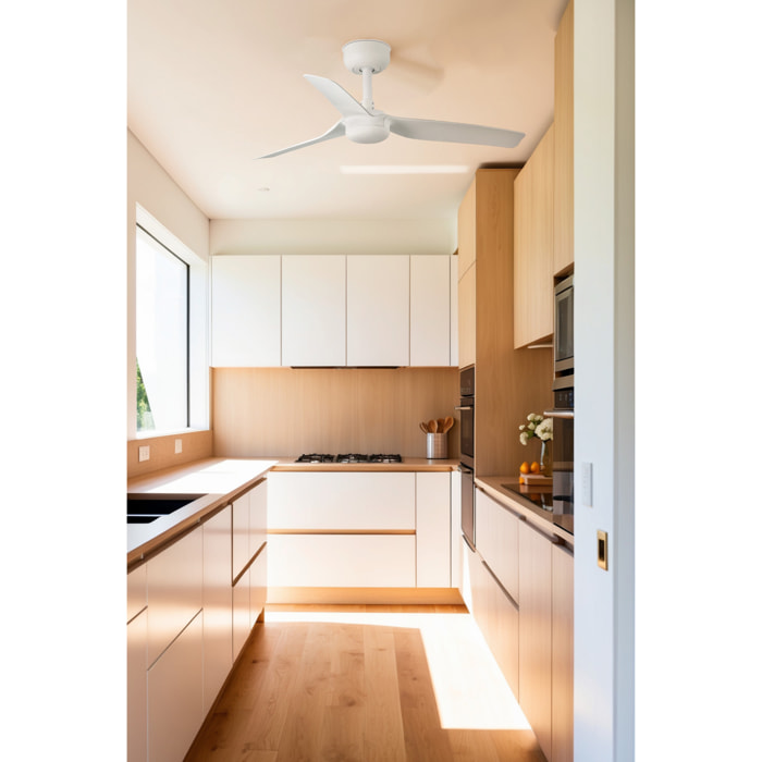 MINI PUNT S Ventilateur de plafond blanc TUYA