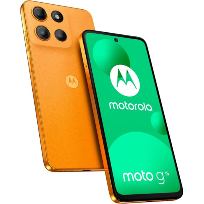 Smartphone MOTOROLA G15 Orange 128Go