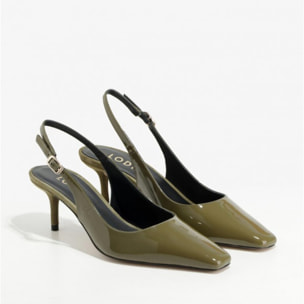 ZAPATOS DE SALÓN VERDES CLIFER