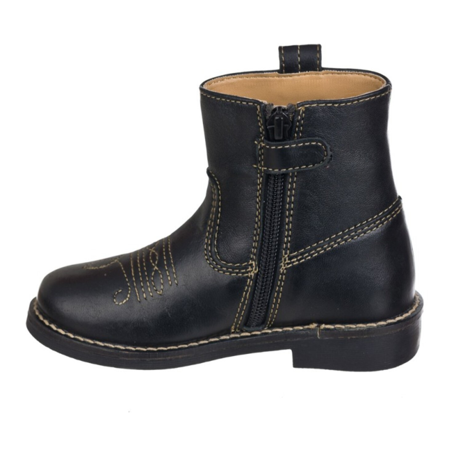 Bota campera en piel