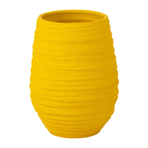 J-Line vase Fiesta - céramique - jaune - medium