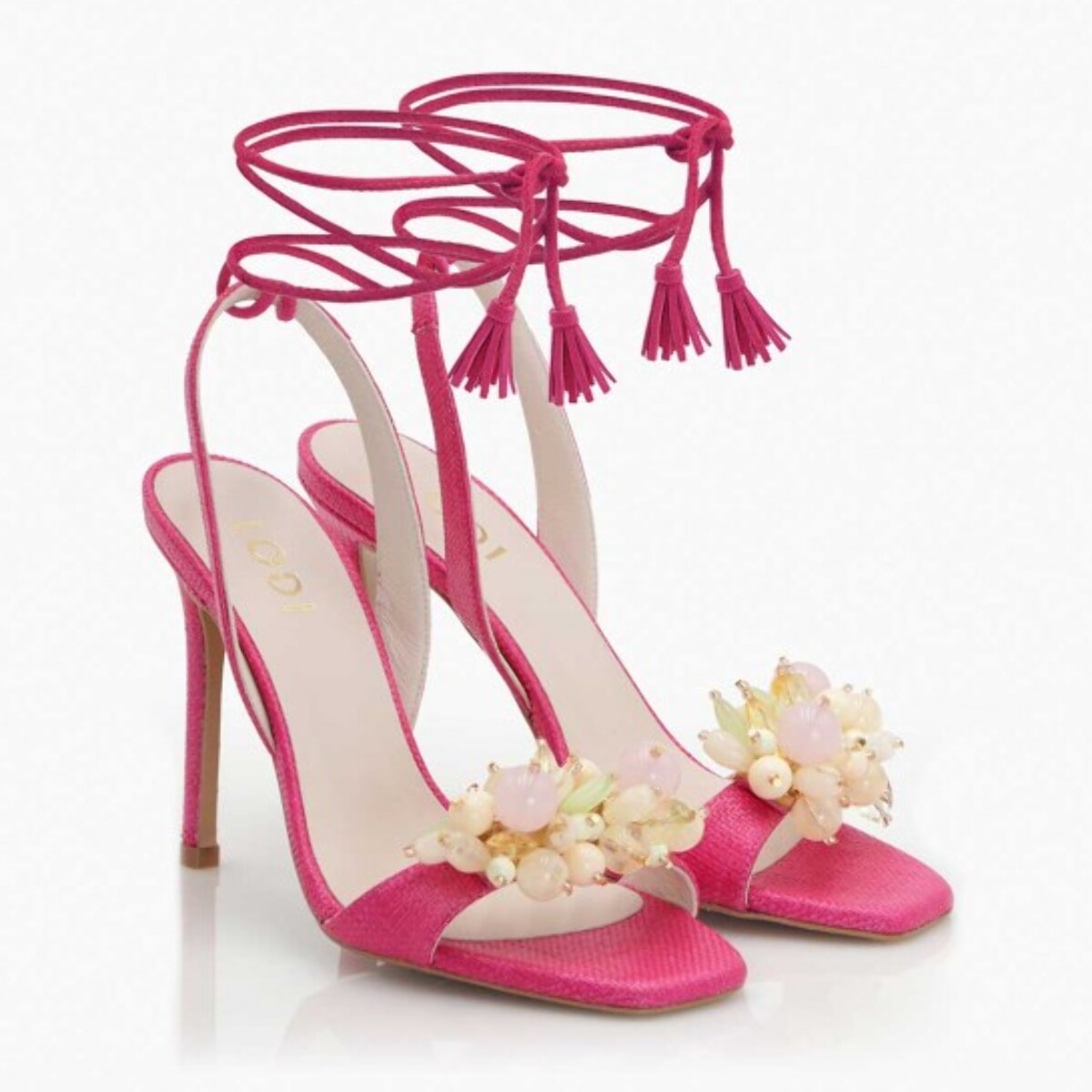 SANDALIAS RAFIA ROSA WESORI