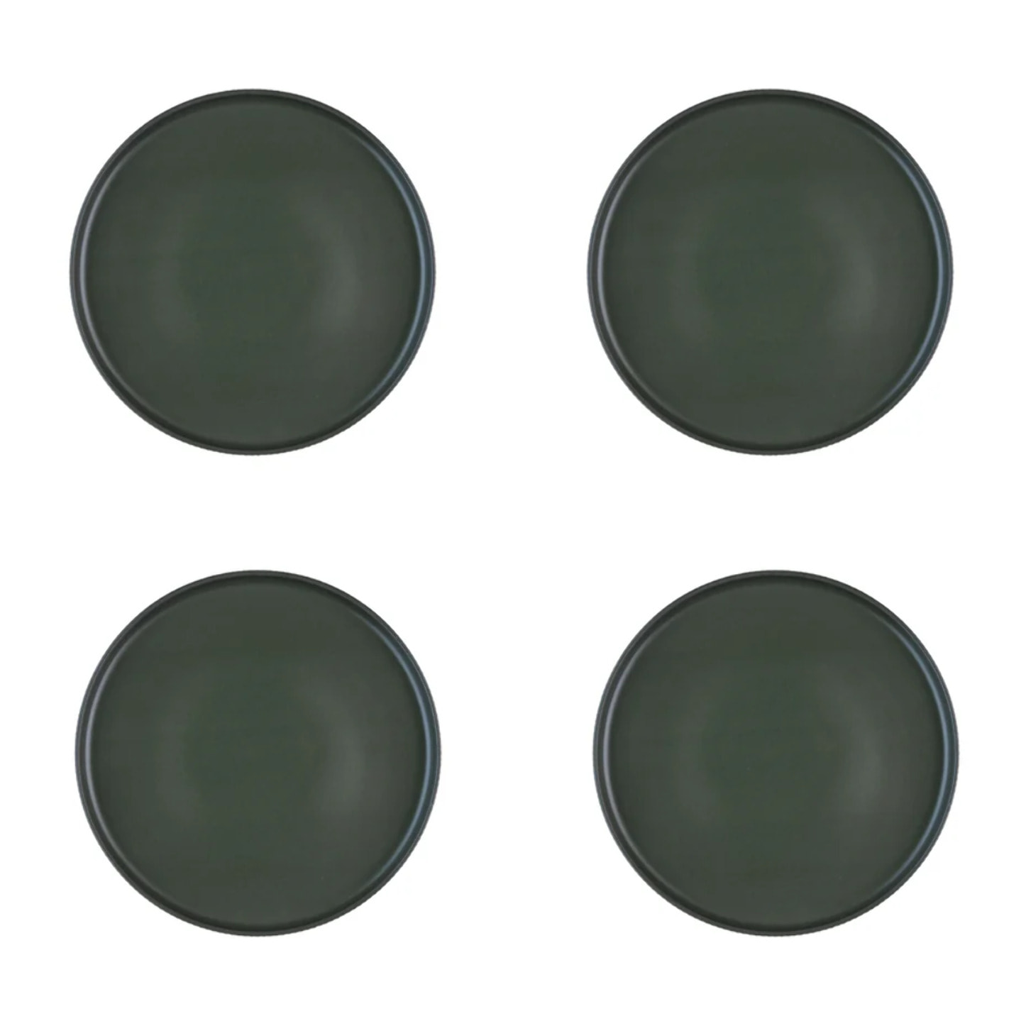 Assiette SCANDI Ø21,5cm - 4 pièces - Olive