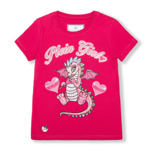 PHILIPP PLEIN T-shirt Round Neck SS Dragon