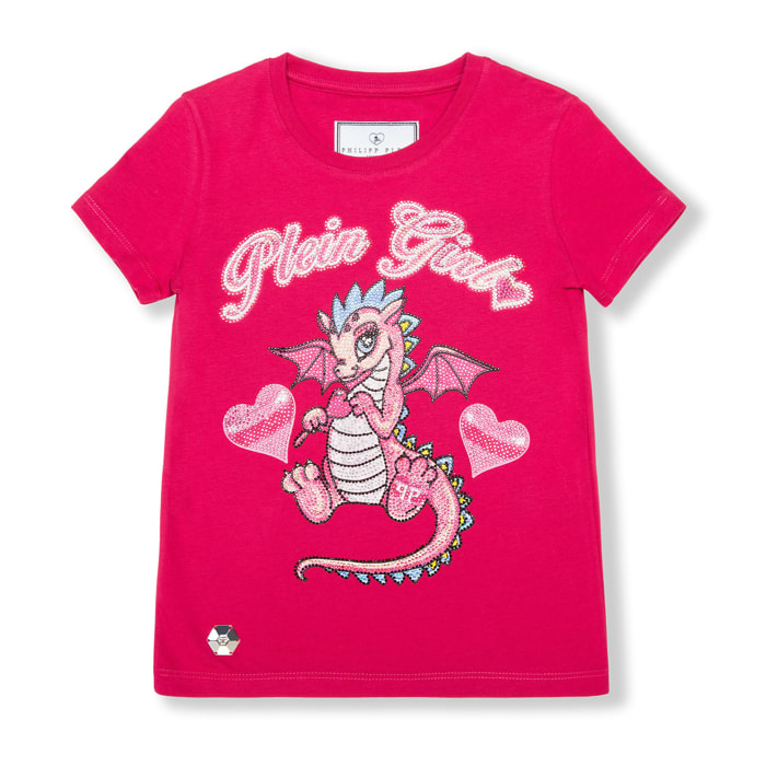 PHILIPP PLEIN T-shirt Round Neck SS Dragon