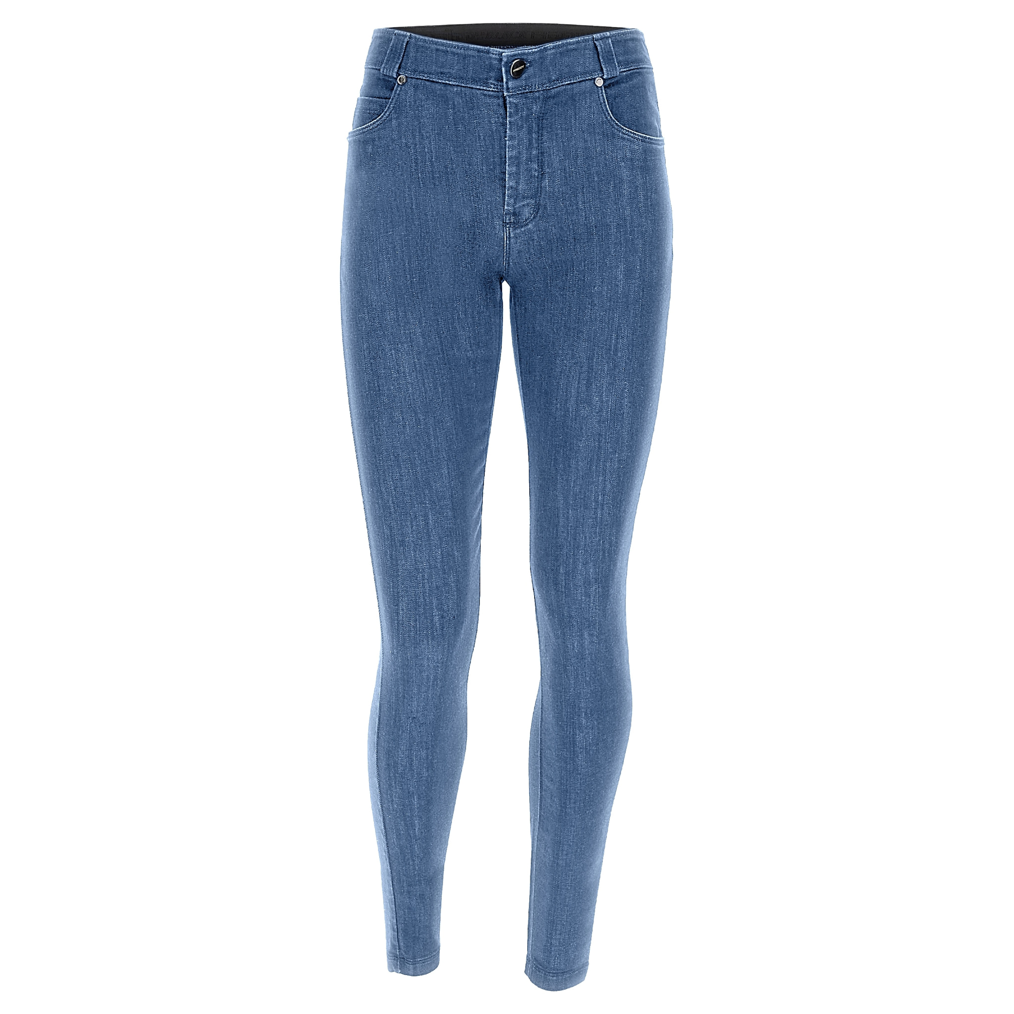 Jeans skinny vita regular in denim sostenibile