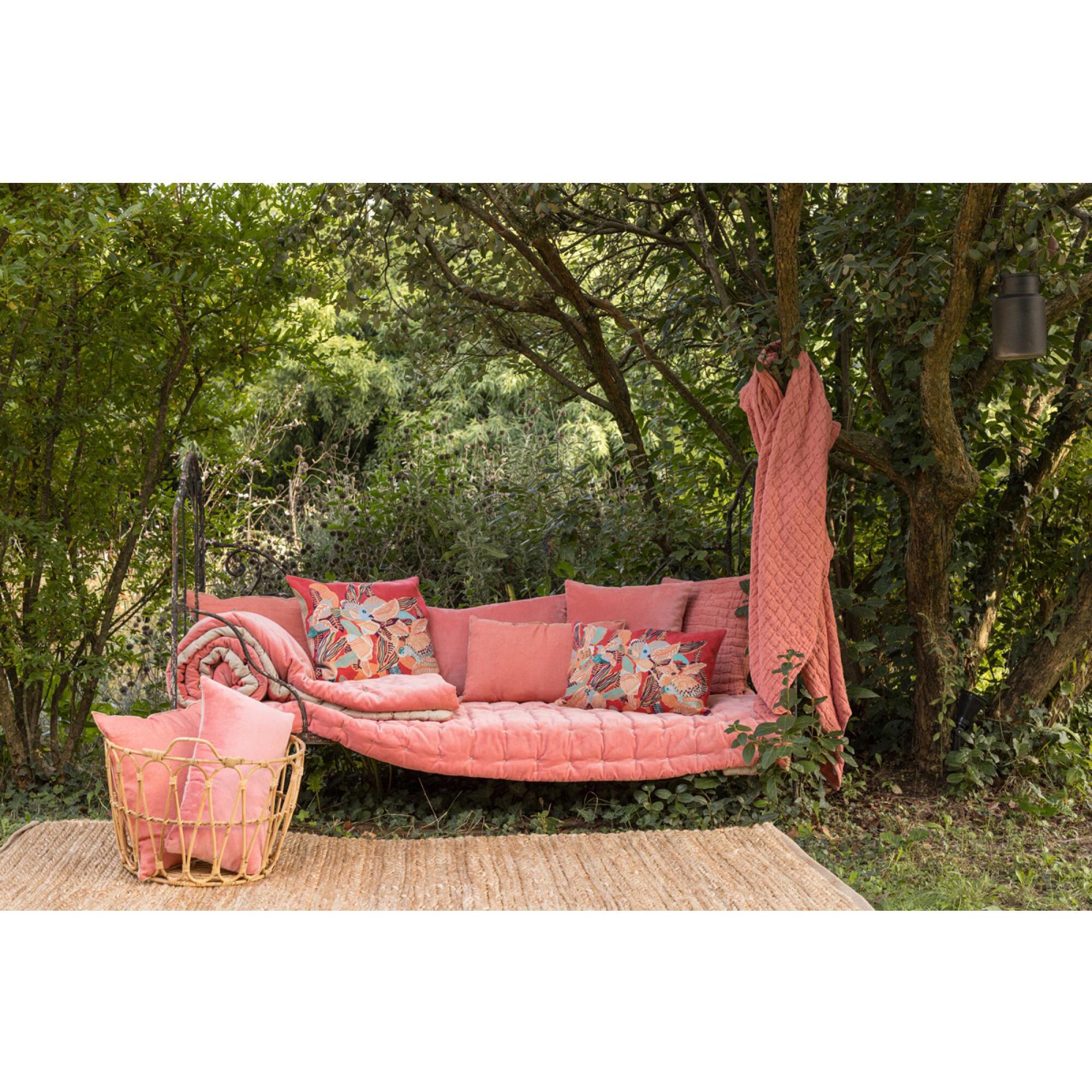 Coussin uni Elise