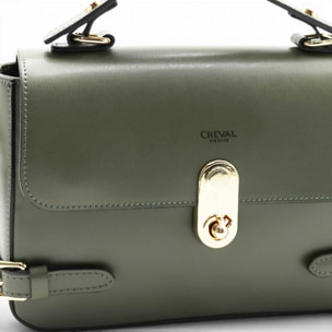 Borsa a Mano Cheval Firenze Anne Verde Oliva