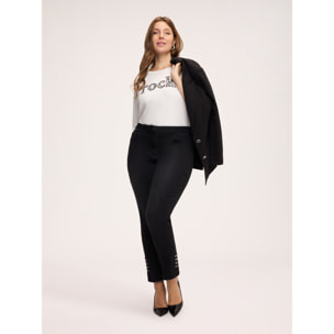 Fiorella Rubino - Jeans Skinny con applicazioni - Nero