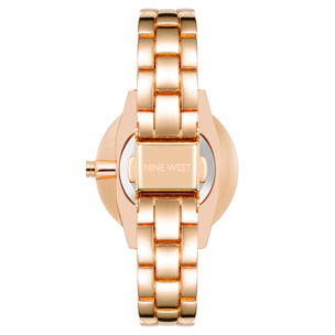 Reloj Nine West NW-2682GYRG Mujer Analogico Cuarzo con Correa de Metal