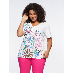 Fiorella Rubino - Camiseta estampada - Blanco
