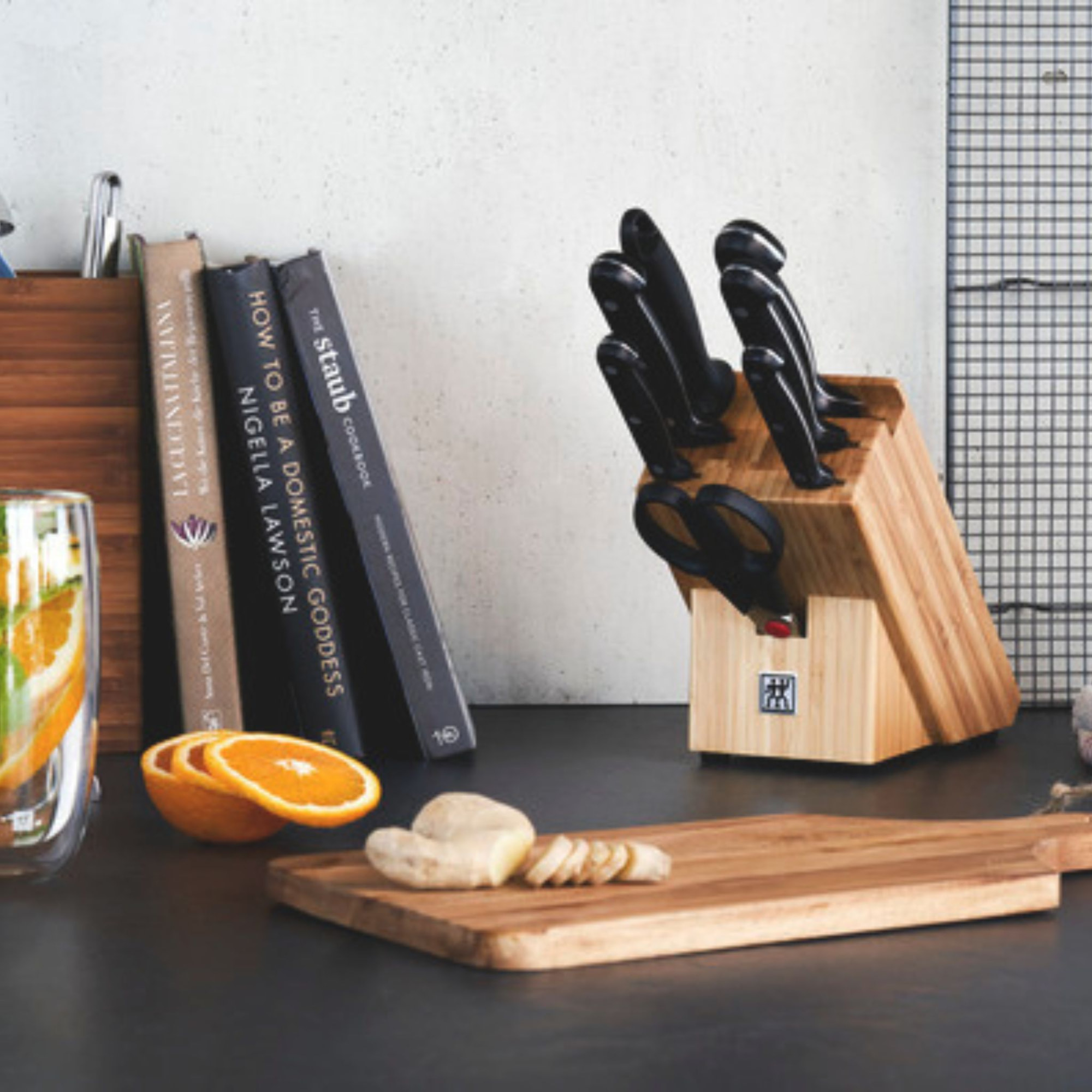 8-pcs, Bloc de couteaux