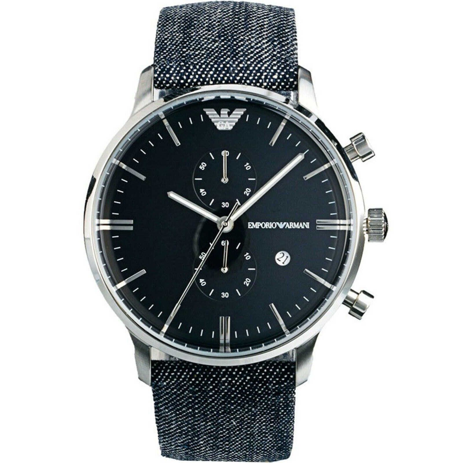 Reloj Armani AR1690 Hombre Analogico Cuarzo con Correa de Tela