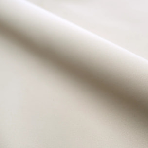 Chaise pour îlot central en cuir synthétique blanc 65 cm, pieds dorés - Henrik