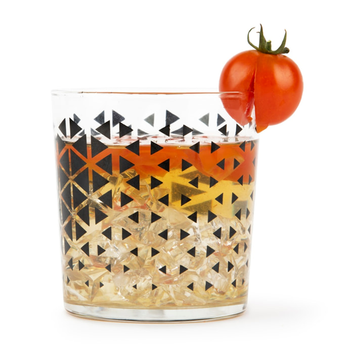 Set 6 Bicchieri Excelsa – Emily, Vetro Multicolore