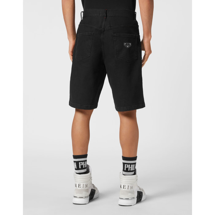 PHILIPP PLEIN Pantaloncini in denim Fermentera BASIC