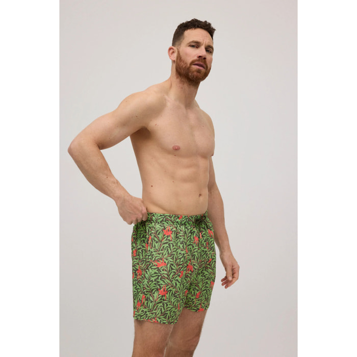 Costume da bagno medio chiaro con stampa scimmie
