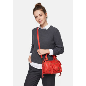 Borsa a spalla da donna - Modello Erisia - Vera pelle - 25.0 x 15.0 x 10.0 cm