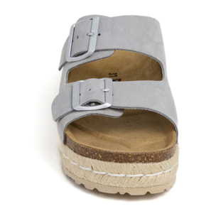 SANDALIA PLATAFORMA BILLOWY GRIS