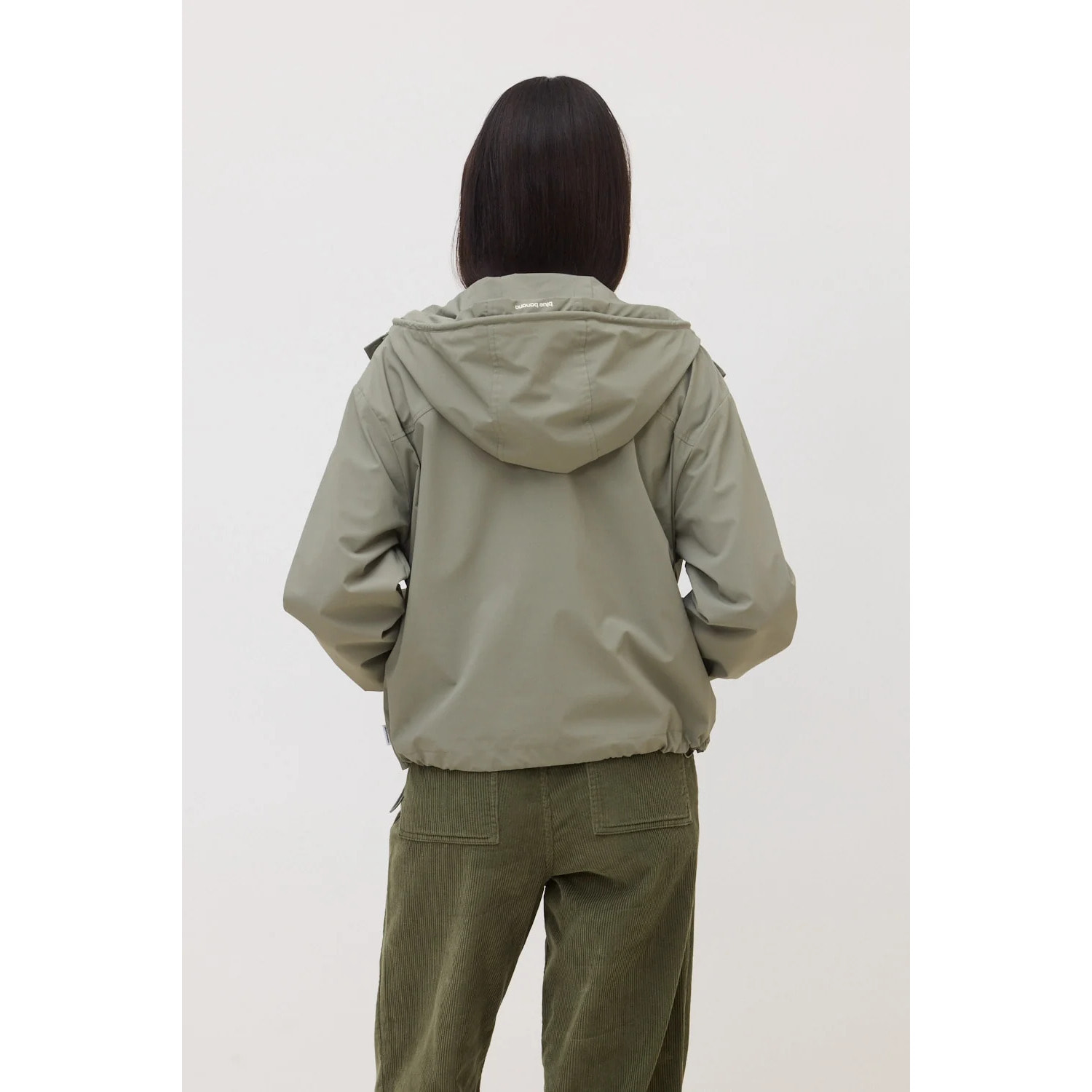 CHUBASQUERO MUJER WAX OLIVE GREEN