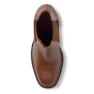 Botín de tacón Bimba en napa con cierre elástico