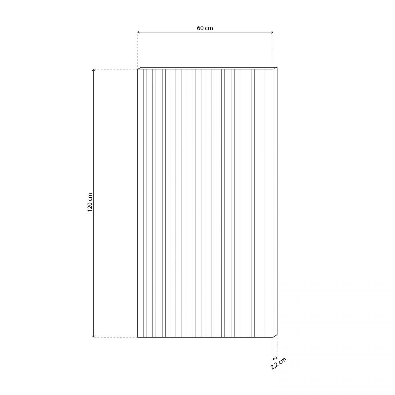 Pack 2 paneles acústicos Noiseless 120 Gris - Roble