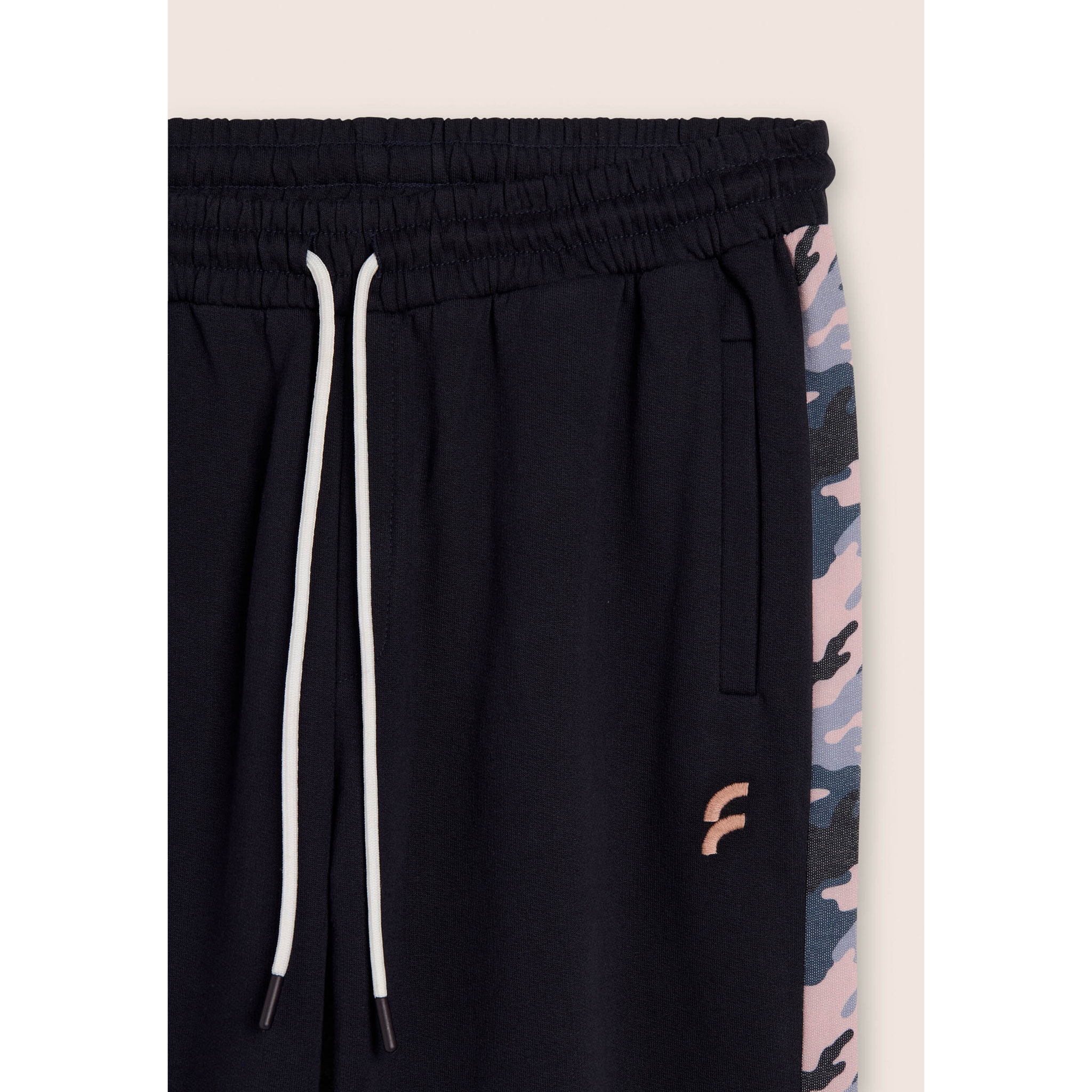 Pantaloni sportivi uomo con inserti camouflage