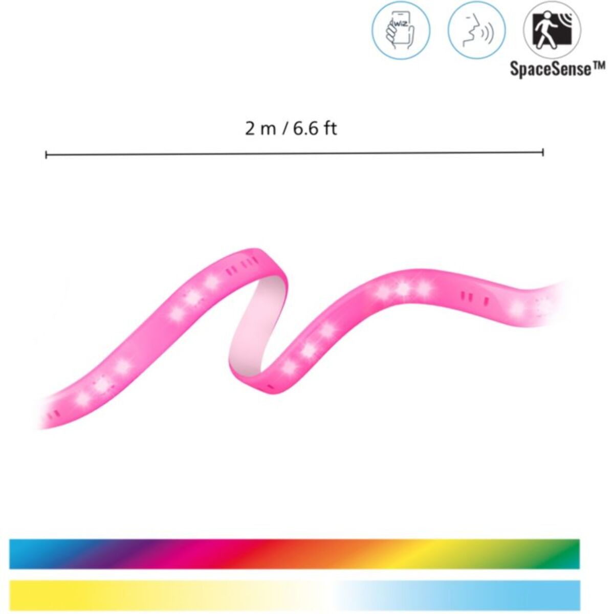 Bandeau LED WIZ Couleur 1m Ultra lumineux 800lm