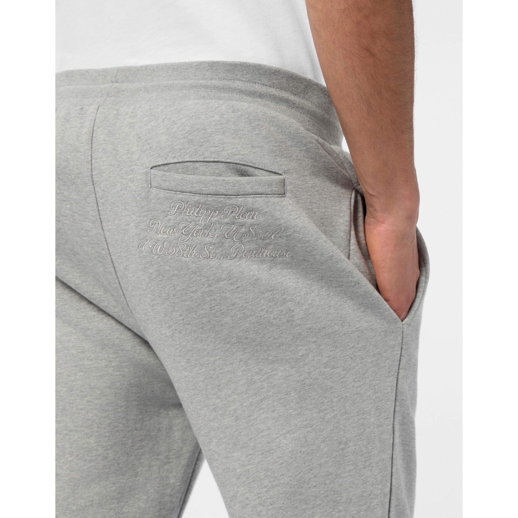 PHILIPP PLEIN Tracksuit Joggers Outline Embroidery