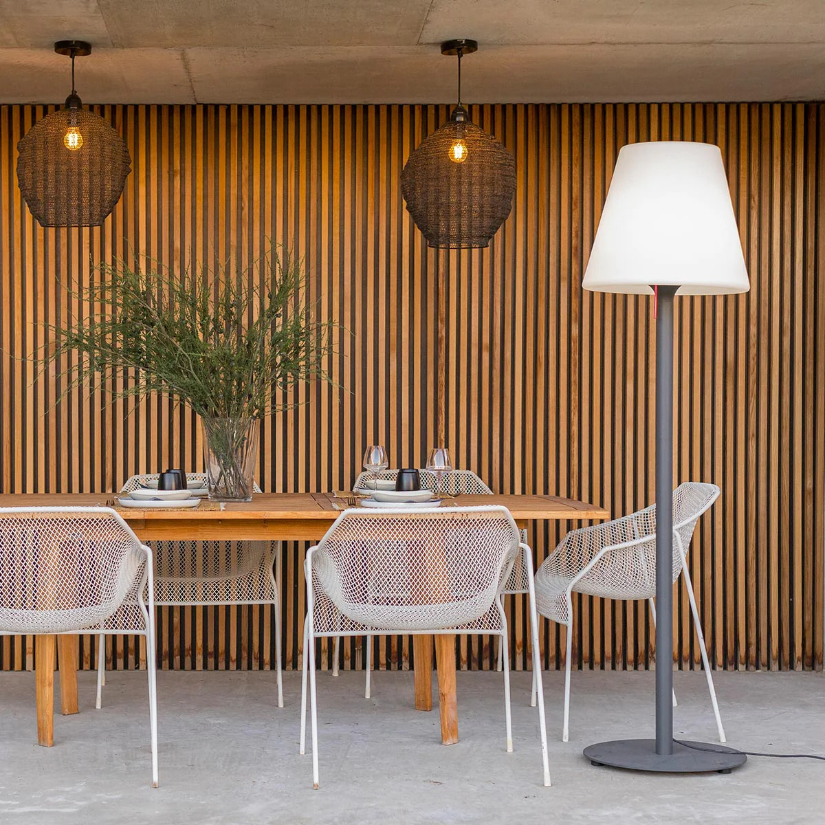 Lampadaire secteur STANDY E27 H180CM