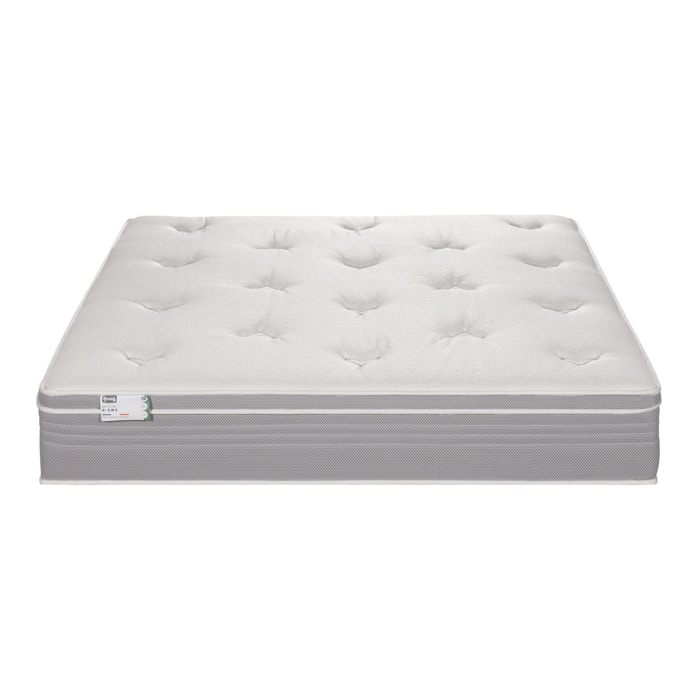 Matelas LE VISIONNAIRE, ressorts ensachés, ferme, H27