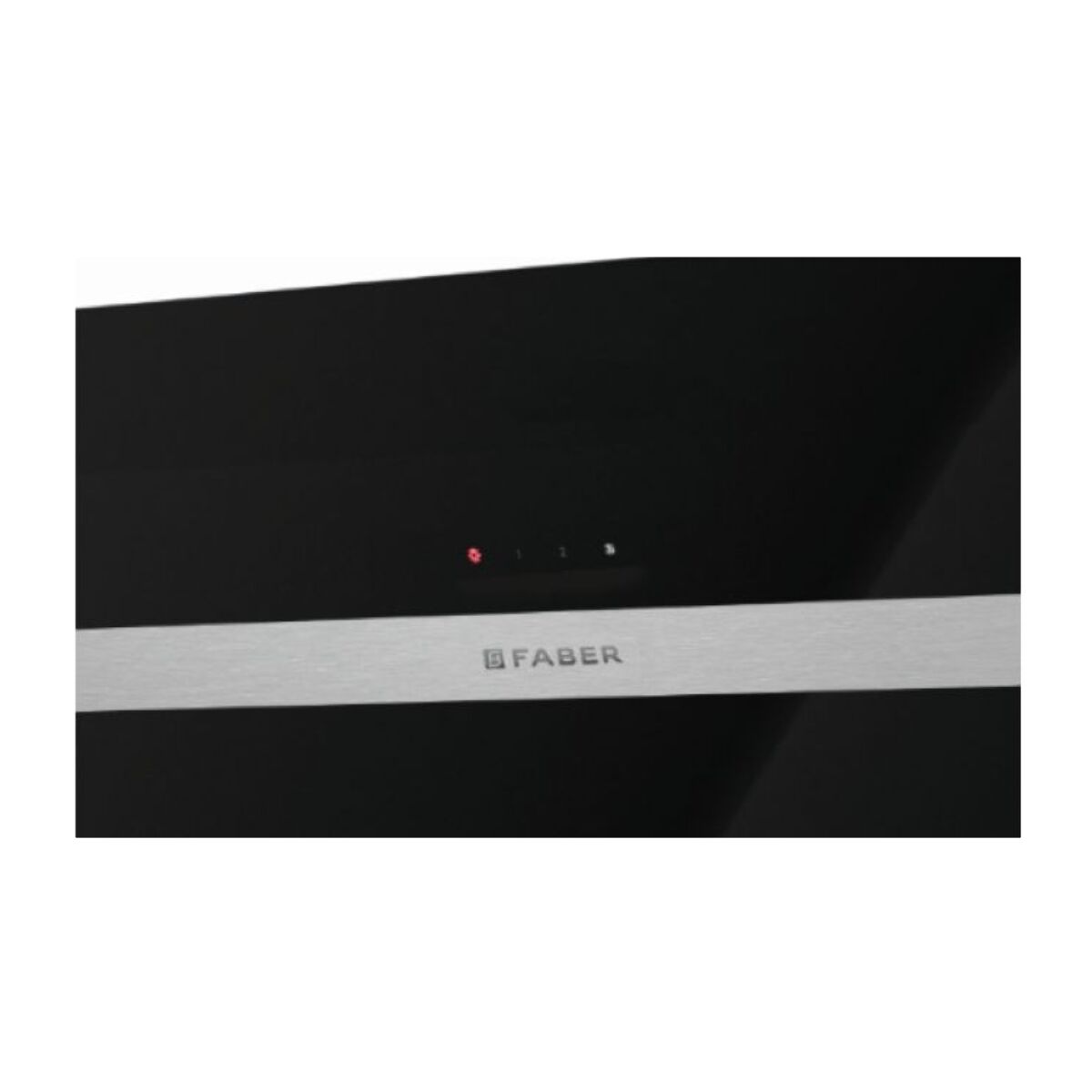 Hotte décorative murale inclinée FABER STEELMAX 800 NOIR/INOX