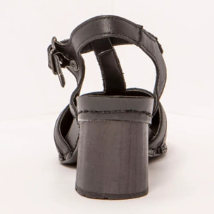 Sandalias con tacón 1874 NAPPA BLACK/ I WISH color Black
