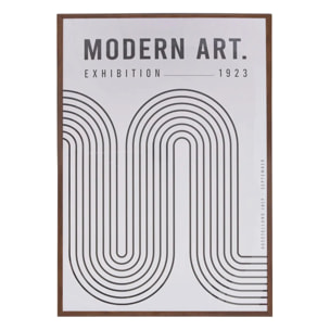 Affiche encadrée Adem noir et blanc 50x70cm