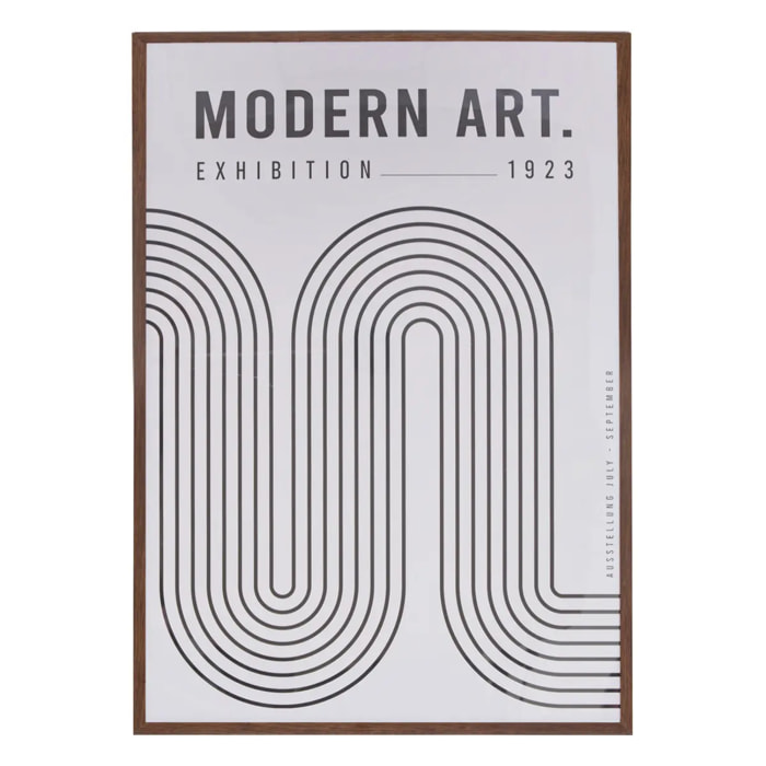 Affiche encadrée Adem noir et blanc 50x70cm