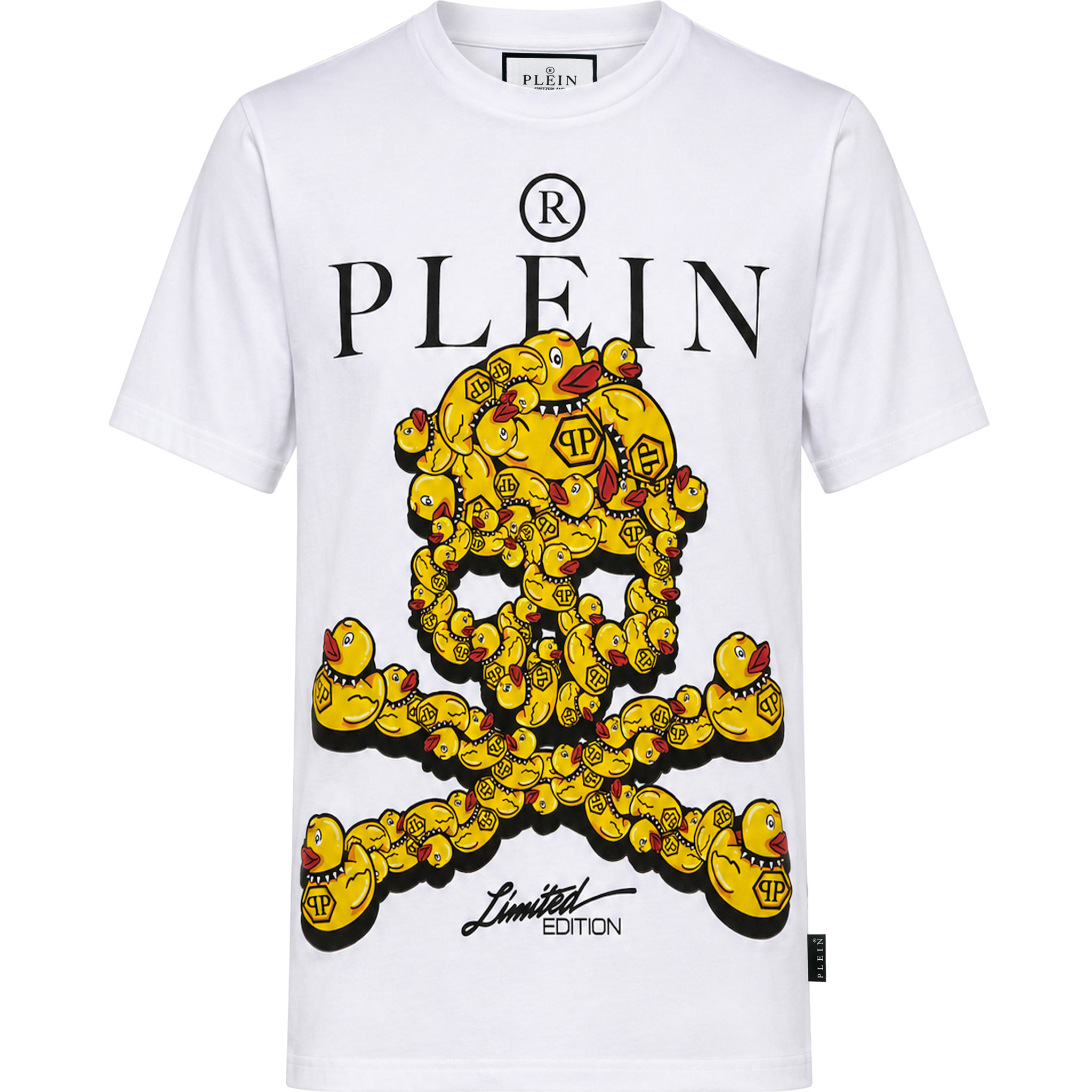 PHILIPP PLEIN Camiseta de cuello redondo y manga corta SKULL