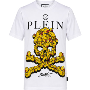 PHILIPP PLEIN Camiseta de cuello redondo y manga corta SKULL