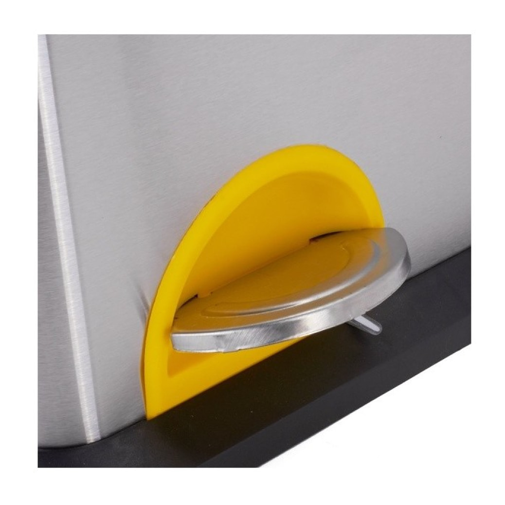 Poubelle à  pédale Tri sélectif Inox 3 bacs 8Lx3 MSV