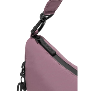 Bolso Cruzado Round Nylon Rosa