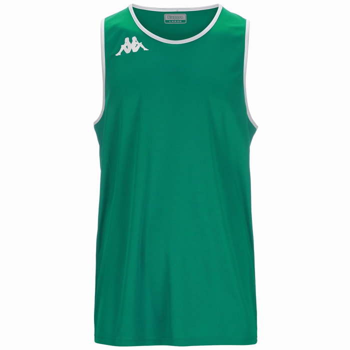 Kappa - Maglie gioco Uomo Verde - Kappa4Basket Danco