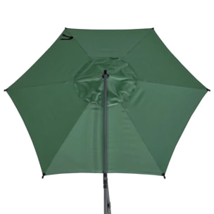 Parasol déporté rond Manoa 3m vert olive