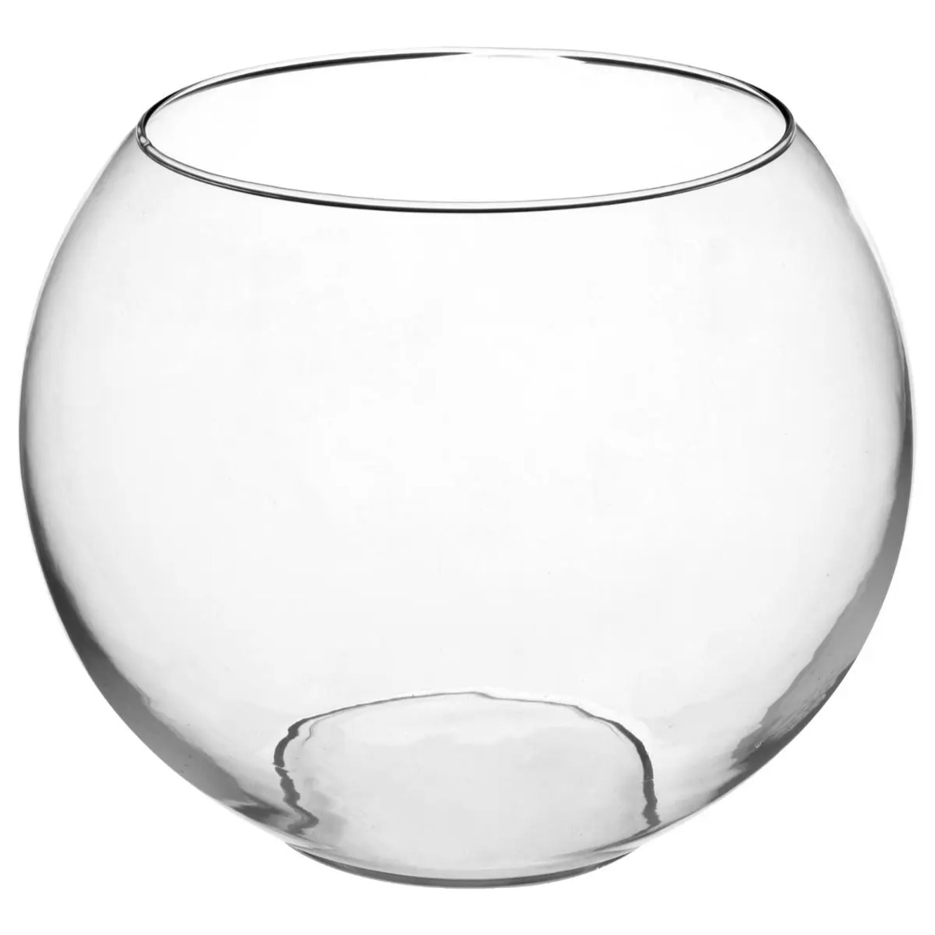 Vase boule verre D25cm