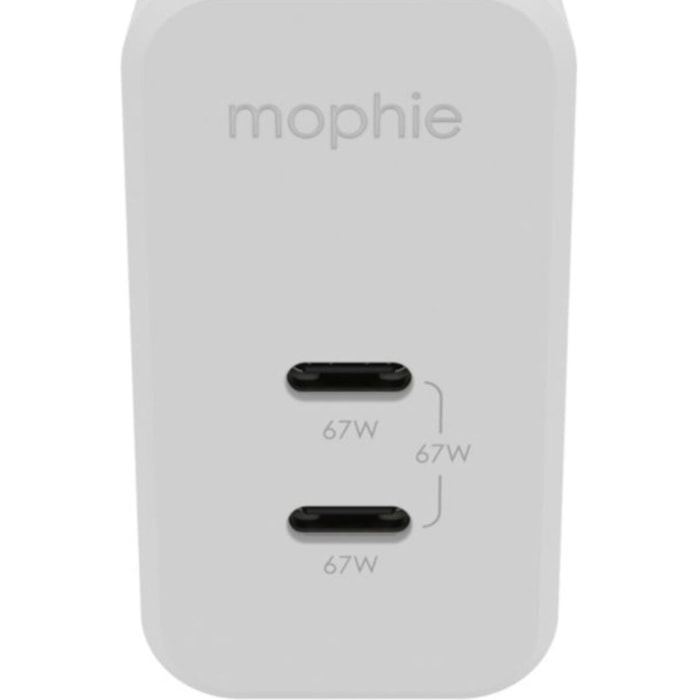 Chargeur MOPHIE 67W duo charge rapide x2 USB-C