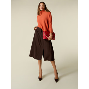 Oltre - Falda pantalón - Marrón