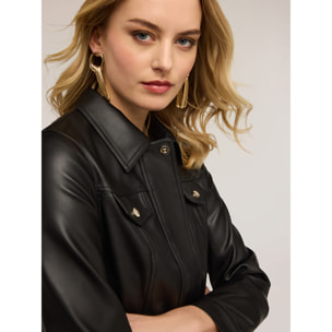 Motivi - Giubbotto corto con tasche - Nero