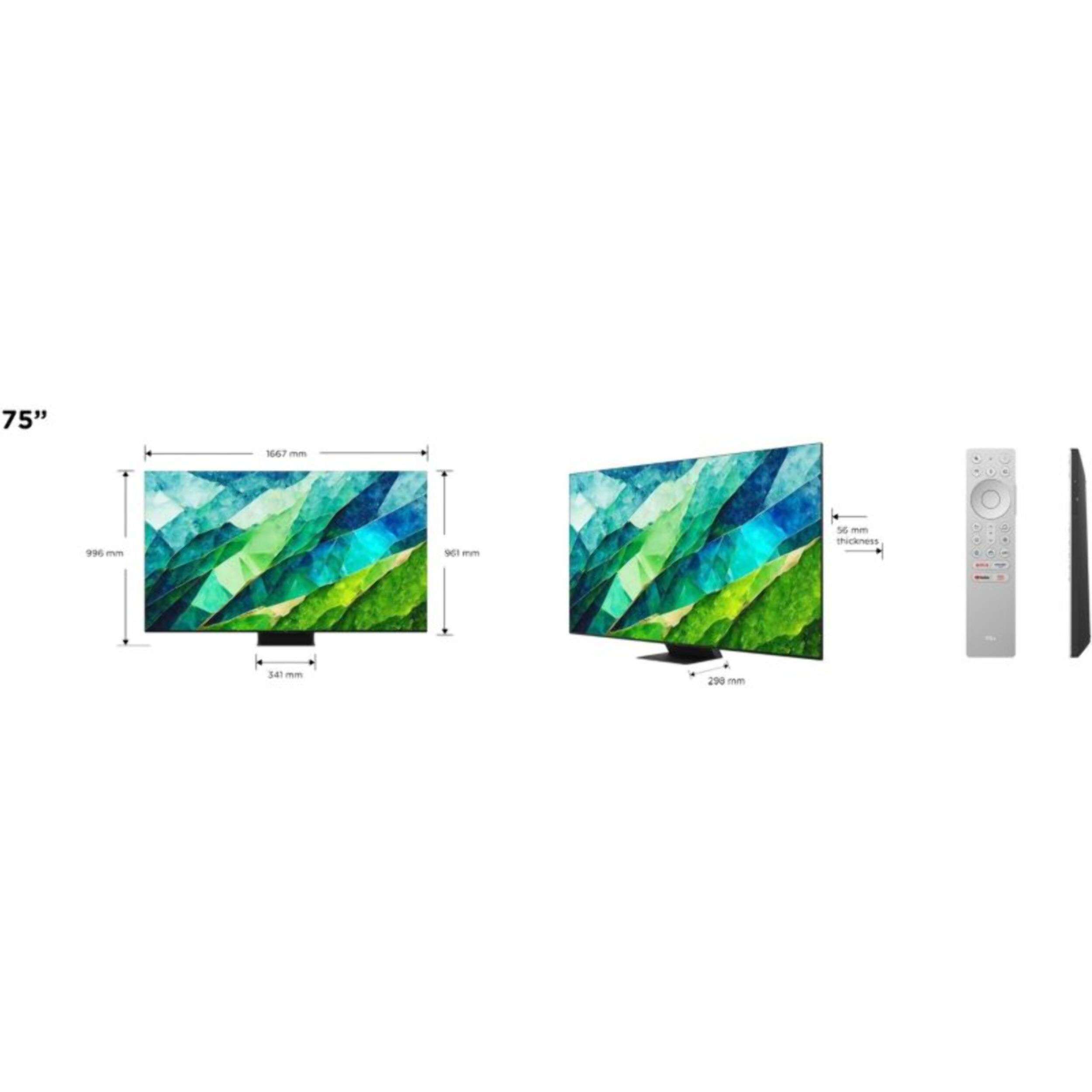 TV QLED TCL MiniLED 75C89B 2024